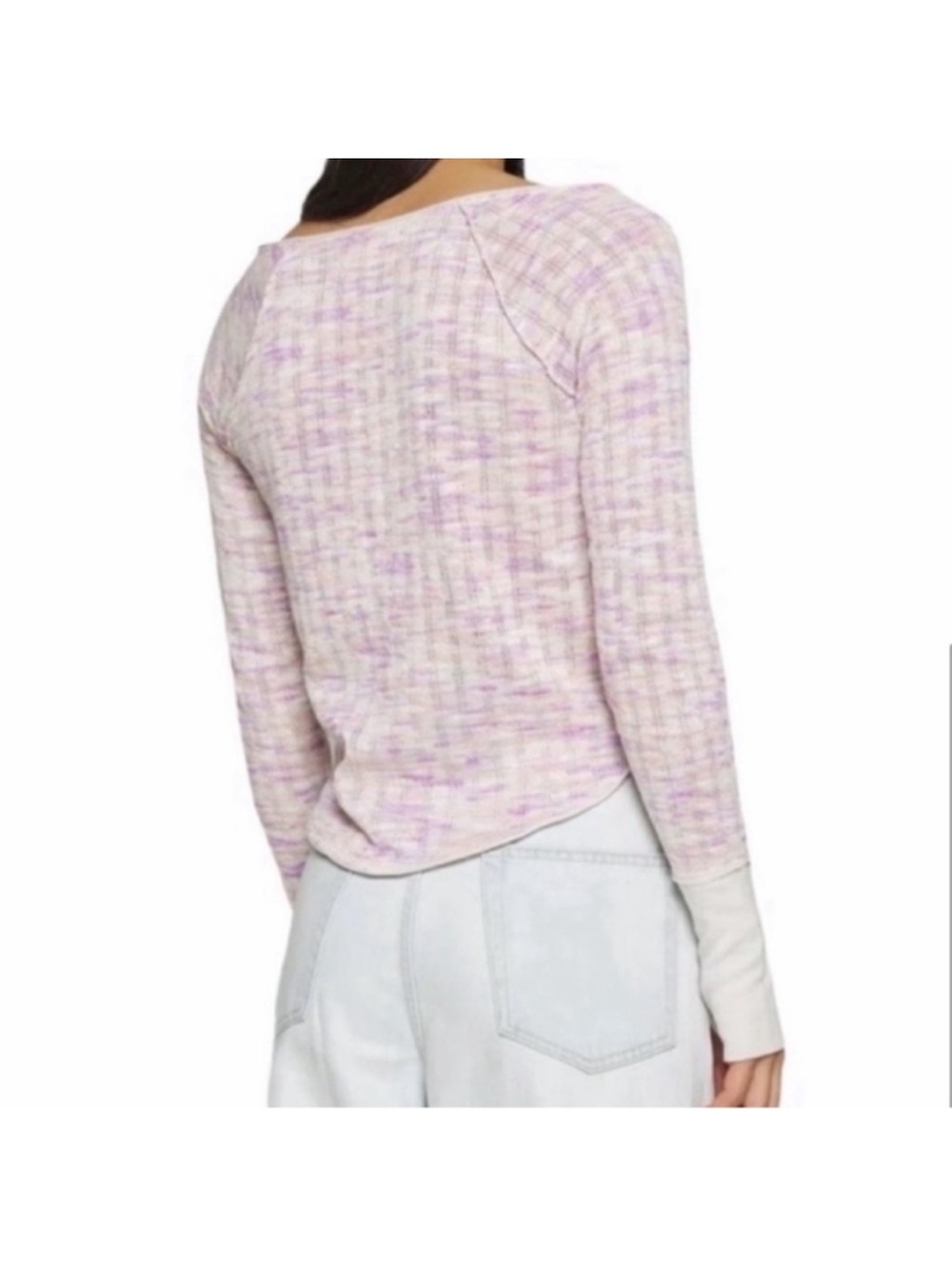 We the Free NWT thermal pullover longsleeve knit top bohemian festival small - Picture 2 of 11